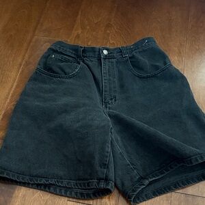 AMERICAN HIGH INTERNATIONAL BLACK JORTS JEANS